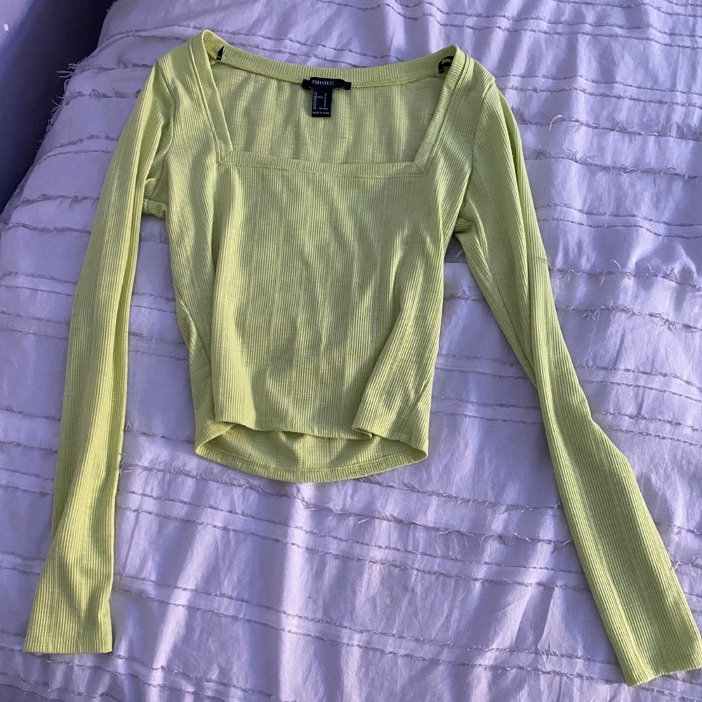 lime green long sleeve